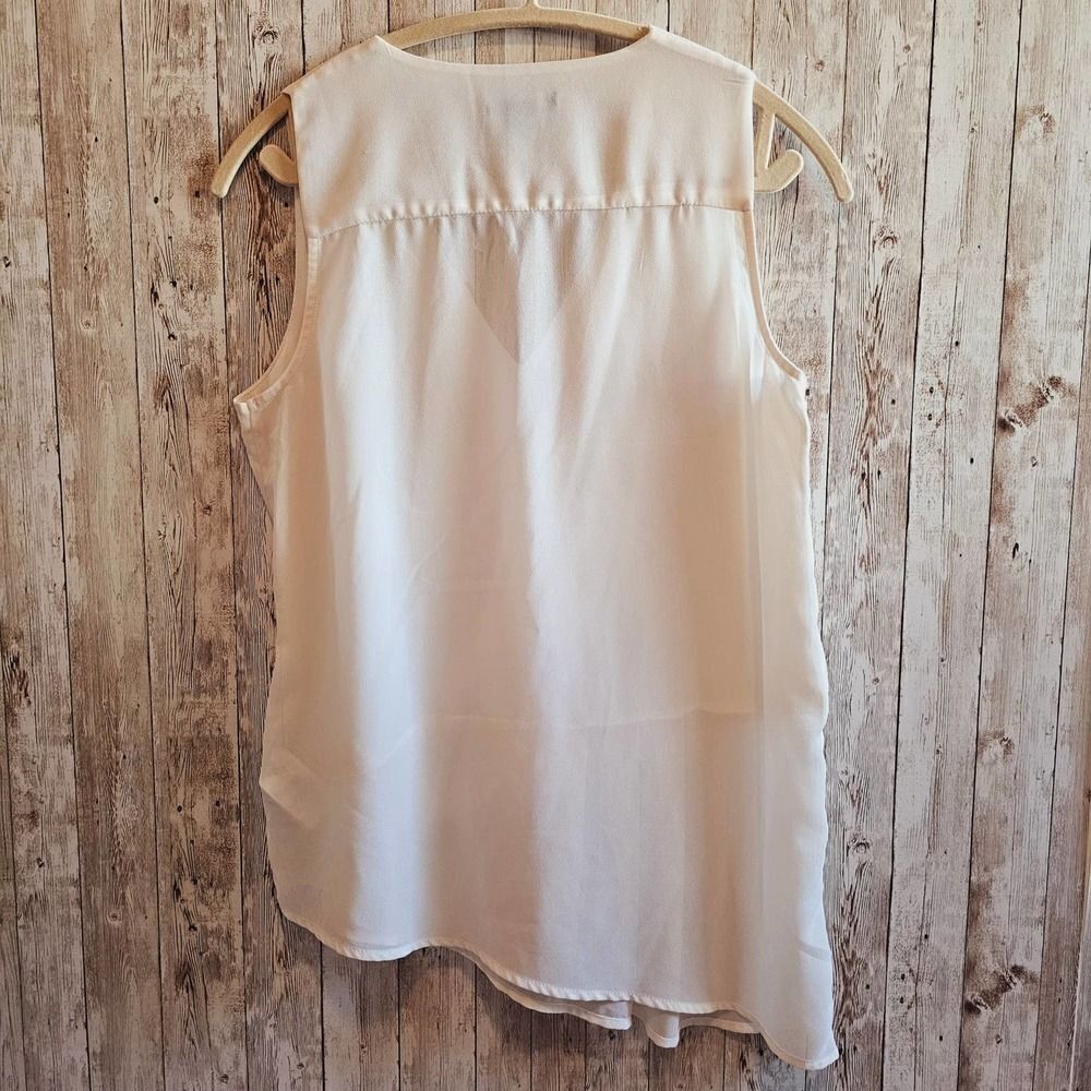 H&M women's top blouse cream - Picture 7 of 7